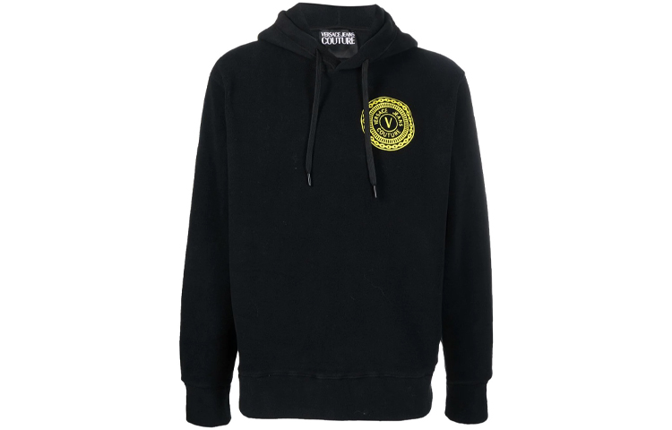 Versace Logo Print Sweatshirt Black 71GAI3H8-F0003-899