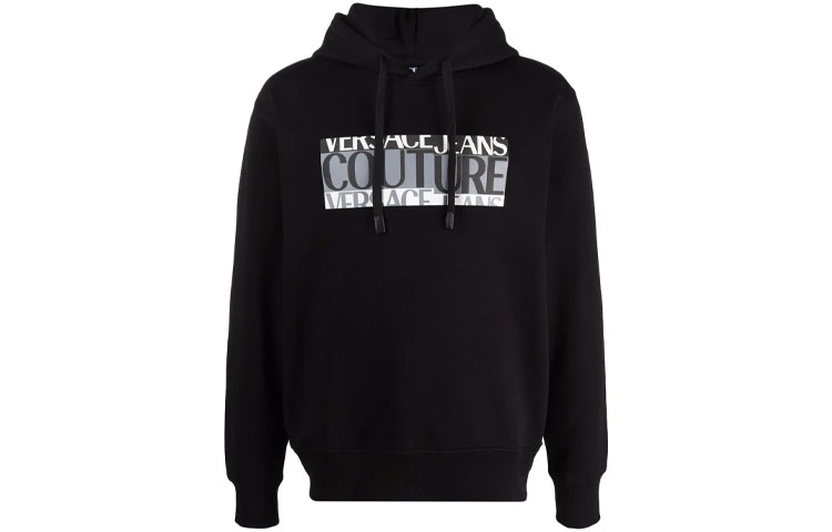 Versace Logo Print Sweatshirt Black E71GAIT0-3ECF00-T899