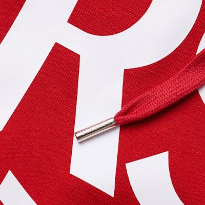 Versace 紅色拉鍊連帽外套 經典Logo印花 1001083-1A00719-1R230 Sizing Versace 紅色拉鍊連帽外套 經典Logo印花 1001083-1A00719-1R230