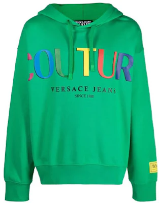 Hoodie Hijau Versace Logo Printed 71GAIP04-CF00P-168 Buy Hoodie Hijau Versace Logo Printed 71GAIP04-CF00P-168