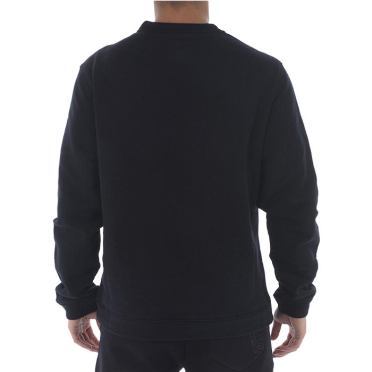 VERSACE Loose Fit Crew Neck Letter Print  T-Shirt Black V800811B-VJ00400-V1008 圖 4