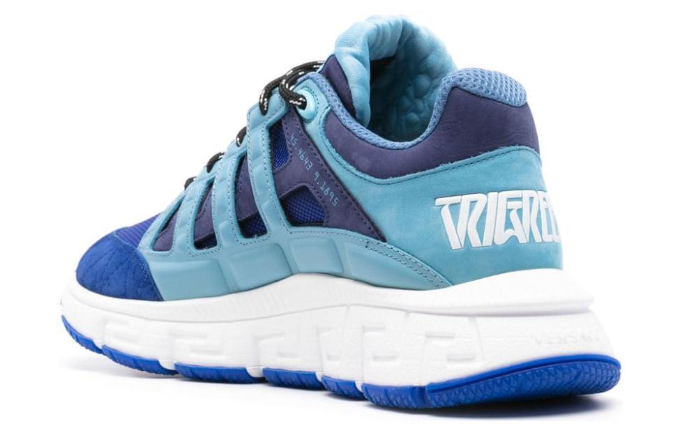 Shop VERSACE Lage Platform Sneakers met Veters ''Blauw'' DSU8094-1A04984_6U920