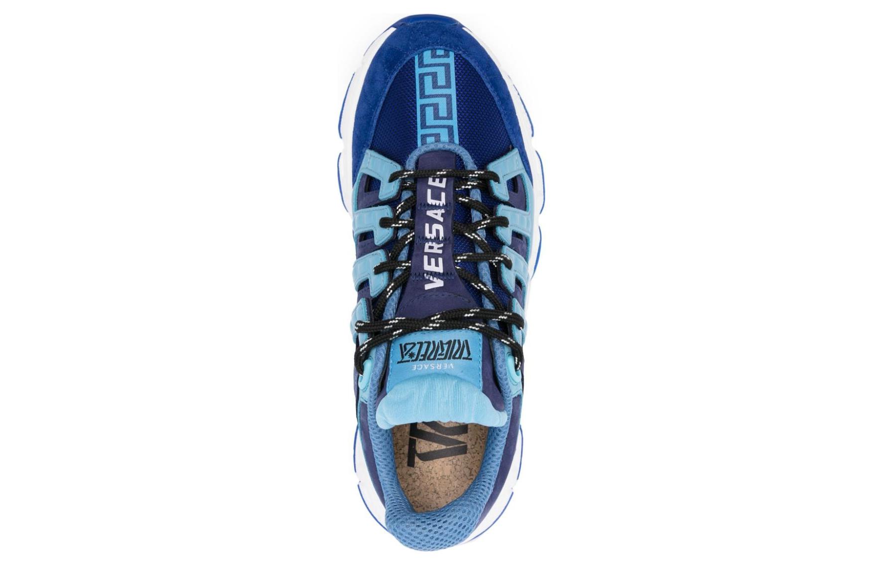 Purchase VERSACE Lage Platform Sneakers met Veters ''Blauw'' DSU8094-1A04984_6U920