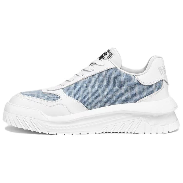 Versace Low-Top Thick Sole 'White Blue'