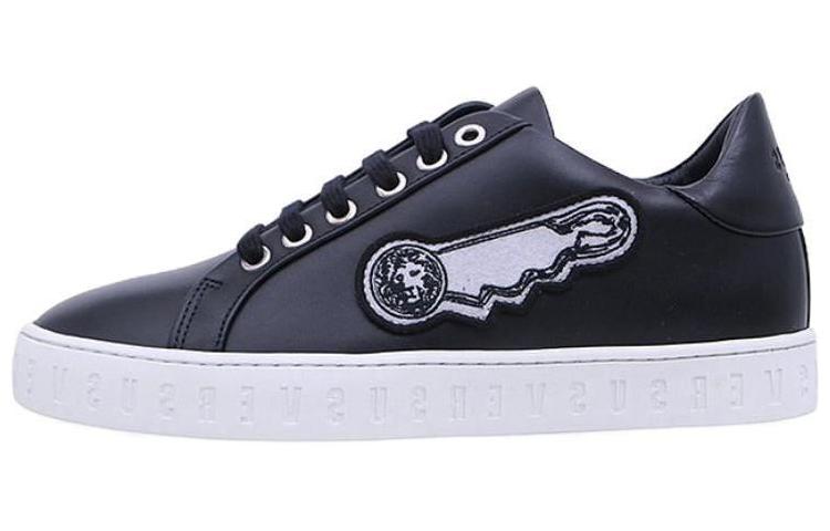 Versace Low Top Lace-Up 'Black Leather'
