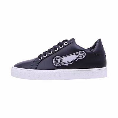 Versace Low Top Lace-Up 'Black Leather'