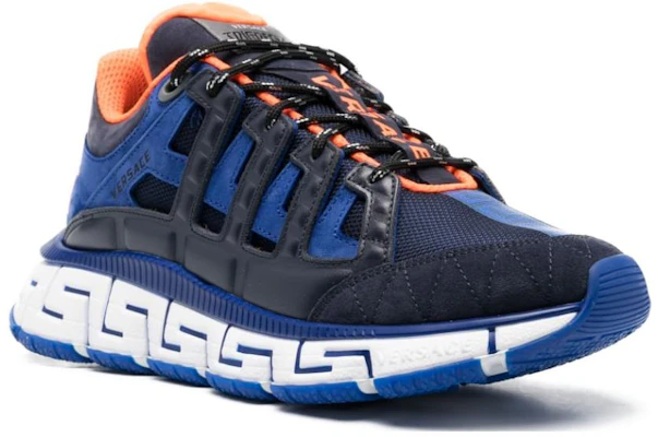 范思哲低帮运动鞋 '蓝色皮革' DSU8094-1A0498_42UF90 Order 范思哲低帮运动鞋 '蓝色皮革' DSU8094-1A0498_42UF90