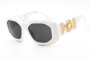 Versace Maxi Medusa Biggie Squared Sunglasses White (VE4424U-314/87) Versace Maxi Medusa Biggie Squared Sunglasses White (VE4424U-314/87)