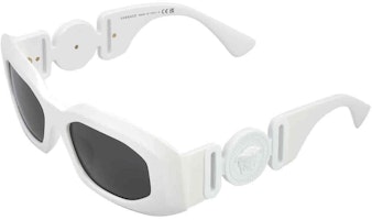 Versace Maxi Medusa Biggie Sunglasses White/Dark Grey (VE4425U-543887) Versace Maxi Medusa Biggie Sunglasses White/Dark Grey (VE4425U-543887)