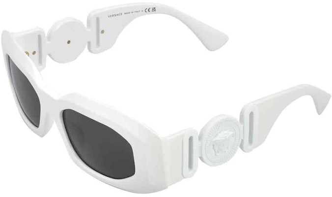 Versace Maxi Medusa Biggie Sunglasses White/Dark Grey (VE4425U-543887) Buy Versace Maxi Medusa Biggie Sunglasses White/Dark Grey (VE4425U-543887)