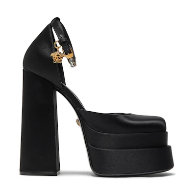 (W) Versace Medusa Aevitas Platform Pumps 'Black'