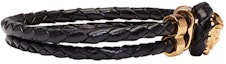 Purchase 范思哲美杜莎合金双层编织皮革手链男士款 DG05579-DMTN-D41O