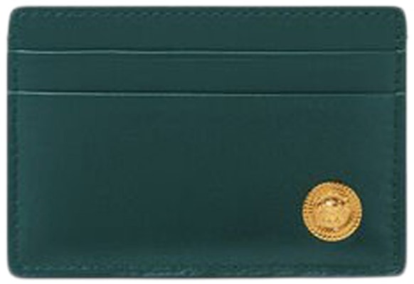 Versace Medusa Biggie (4 Card Slot 1 Cash Compartments) Card Holder Green/Gold Buy Versace Medusa Biggie (4 Card Slot 1 Cash Compartments) Card Holder Green/Gold