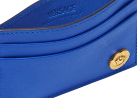 Order Versace Medusa Biggie (4 Card Slot 1 Cash Compartments) Card Holder Royal Blue/Gold