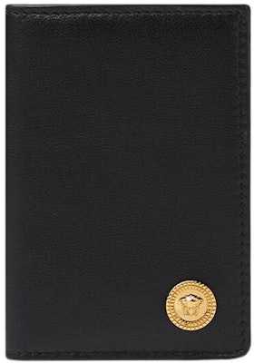 Versace Medusa Biggie (6 Card Slot 1 Cash Compartments) Bi-Fold Card Holder Black/Gold Buy Versace Medusa Biggie (6 Card Slot 1 Cash Compartments) Bi-Fold Card Holder Black/Gold