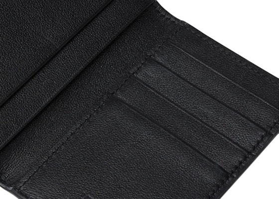 Versace Medusa Biggie (6 Card Slot 1 Cash Compartments) Bi-Fold Card Holder Black/Gold Lookbook Versace Medusa Biggie (6 Card Slot 1 Cash Compartments) Bi-Fold Card Holder Black/Gold