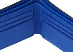 Order Versace Medusa Biggie (6 Card Slot 2 Cash Compartments) Wallet Royal Blue/Gold
