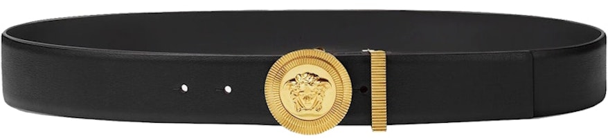 Versace Medusa Biggie Belt Black Versace Medusa Biggie Belt Black