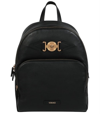 Versace Medusa Biggie Leather Backpack Black/Gold Buy Versace Medusa Biggie Leather Backpack Black/Gold