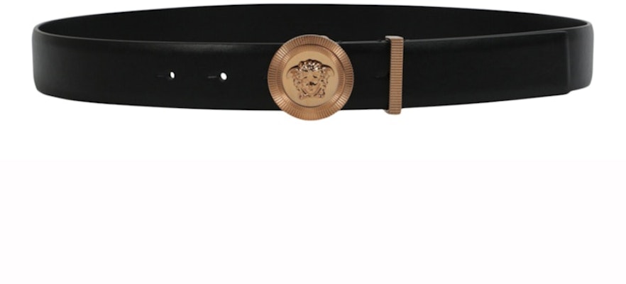 Versace Medusa Biggie Leather Belt Black/Gold Buy Versace Medusa Biggie Leather Belt Black/Gold
