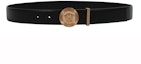 Buy Versace Medusa Biggie Leather Belt Black/Gold