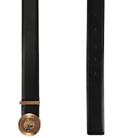 Order Versace Medusa Biggie Leather Belt Black/Gold