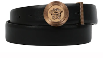 Lookbook Versace Medusa Biggie Leather Belt Black/Gold