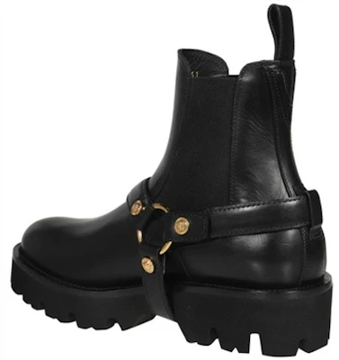 Versace Medusa Biggie Leren Chelsea Boots ''Zwart'' 1006044-1A00693_1B00V Lookbook Versace Medusa Biggie Leren Chelsea Boots ''Zwart'' 1006044-1A00693_1B00V