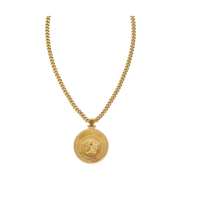 Versace Medusa Biggie Necklace Gold for Men. 1005334-1A00620-3J000