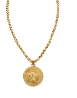Order Versace 男士金色 Medusa Biggie 項鍊 1005334-1A00620-3J000