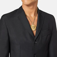 Shop Versace 男士金色 Medusa Biggie 項鍊 1005334-1A00620-3J000
