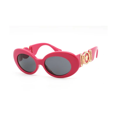 Versace Medusa Biggie Oval Sunglasses Hot Pink (VE4426BU-536787)