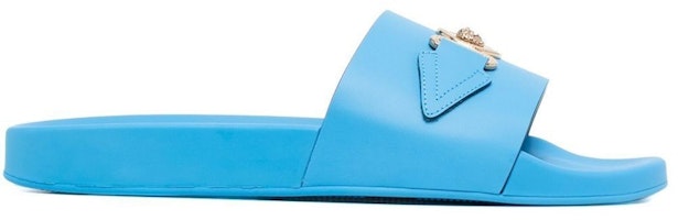 Versace Medusa Biggie Slide 'Blue' 1004983-DV46G-1V57V Versace Medusa Biggie Slide 'Blue' 1004983-DV46G-1V57V