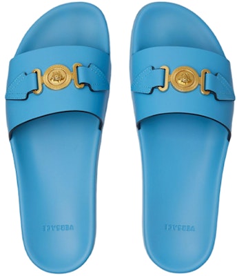 Versace Medusa Biggie Slide 'Blue' 1004983-DV46G-1V57V Purchase Versace Medusa Biggie Slide 'Blue' 1004983-DV46G-1V57V