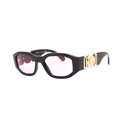 Versace Medusa Biggie Sunglasses Black/Pink (VE4361-GB1/84)
