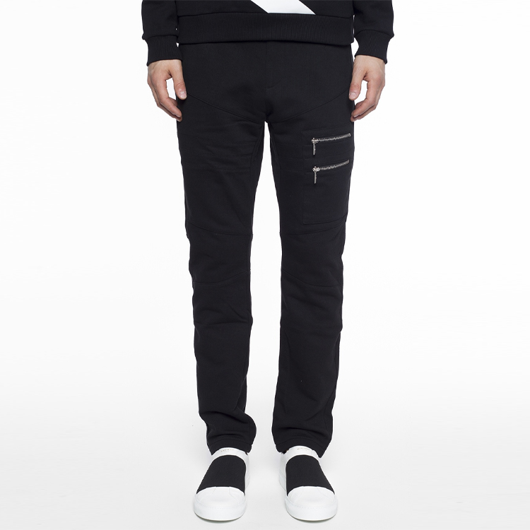 Shop VERSACE Medusa Casual Pants Black A77226-A222552-A008