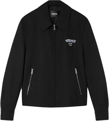 Versace Medusa Gallery FW24 Wool Print Short Jacket Black 1018846-1A13489-1B000 Buy Versace Medusa Gallery FW24 Wool Print Short Jacket Black 1018846-1A13489-1B000