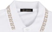 Details for VERSACE Kaos Polo Lengan Pendek Putih Logo Emas Medusa dengan Saku A79252-A223004-A93A