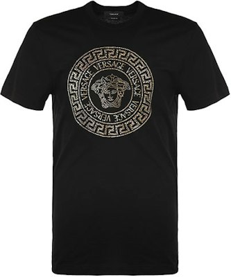 VERSACE 美杜莎图案黑色短袖T恤 10016191-A012631-B000 Buy VERSACE 美杜莎图案黑色短袖T恤 10016191-A012631-B000