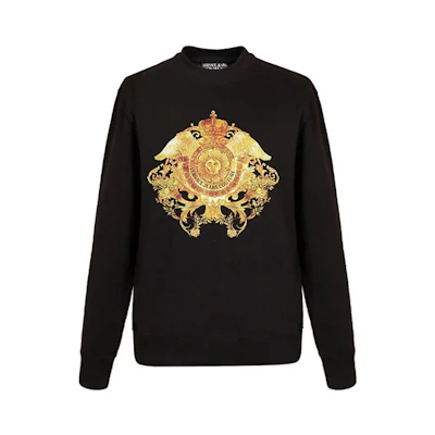 VERSACE Medusa Graphic Long Sleeve Crewneck T-shirt EB7GWA-741E3045-3E899