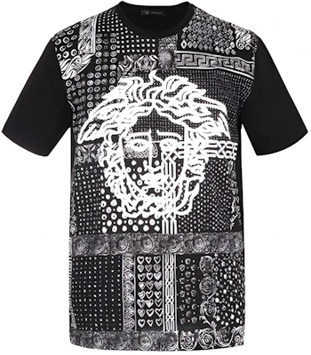 VERSACE 美杜莎頭圓領短袖T恤 黑色 A83557-A230874-A708 Buy VERSACE 美杜莎頭圓領短袖T恤 黑色 A83557-A230874-A708
