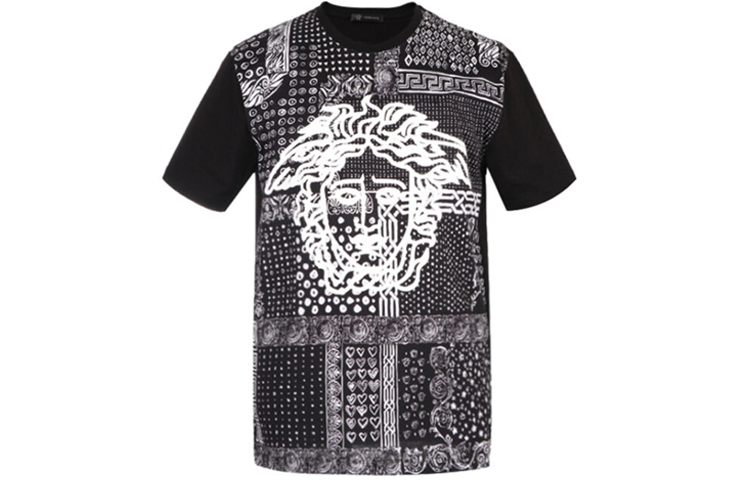 Order VERSACE 美杜莎頭圓領短袖T恤 黑色 A83557-A230874-A708