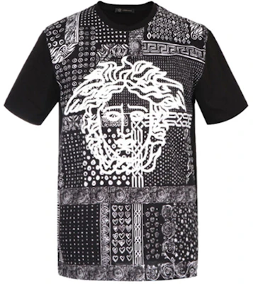VERSACE 美杜莎頭圓領短袖T恤 黑色 A83557-A230874-A708 Order VERSACE 美杜莎頭圓領短袖T恤 黑色 A83557-A230874-A708