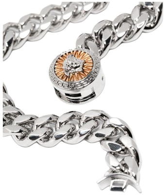 VERSACE Medusa Head Design Brass Bracelet Silver Color. 10160381A00620 Lookbook VERSACE Medusa Head Design Brass Bracelet Silver Color. 10160381A00620
