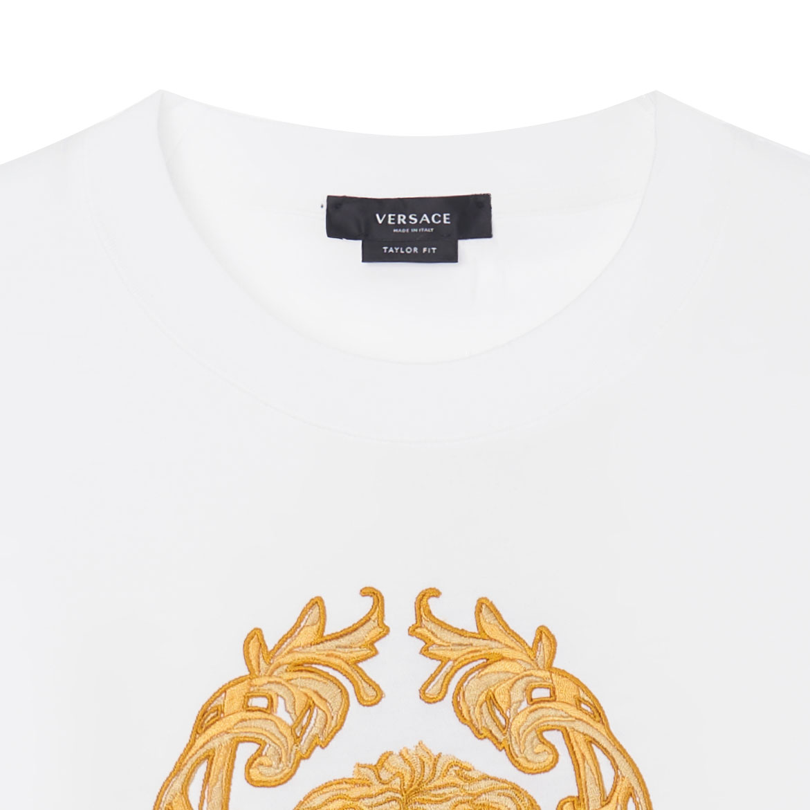 VERSACE Medusa Head Graphic White Crew Neck  T-Shirt A87378-A228806-A1001 圖 7