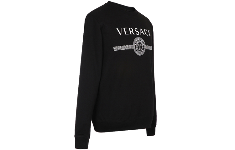 Shop 范思哲 Medusa头像标志黑色长袖卫衣 A83867-A231242-A008