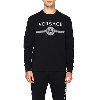 范思哲 Medusa头像标志黑色长袖卫衣 A83867-A231242-A008 Purchase 范思哲 Medusa头像标志黑色长袖卫衣 A83867-A231242-A008