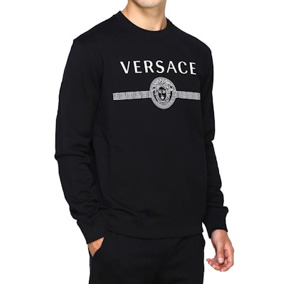 范思哲 Medusa头像标志黑色长袖卫衣 A83867-A231242-A008 Sizing 范思哲 Medusa头像标志黑色长袖卫衣 A83867-A231242-A008