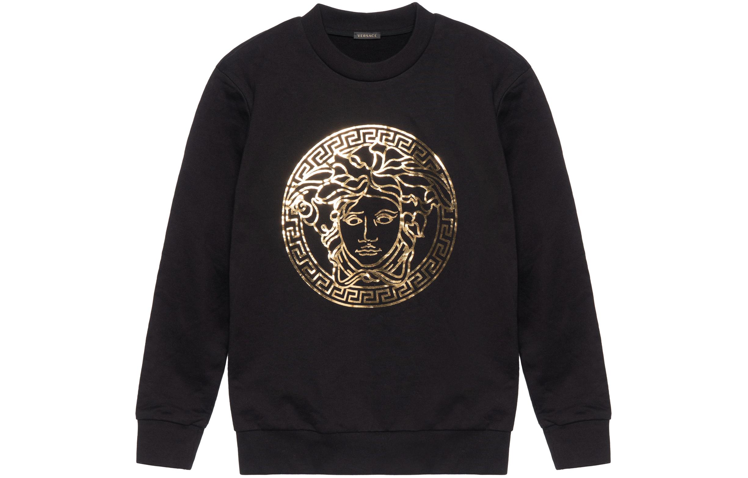 Versace Medusa Head Printed Sweatshirt Black A83935-A227994-A1008