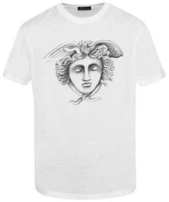VERSACE 美杜莎頭白色T恤 A79324-A224589-A001 Order VERSACE 美杜莎頭白色T恤 A79324-A224589-A001